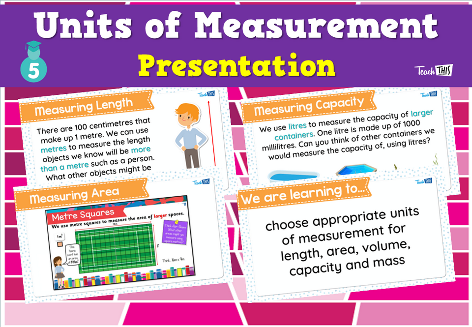 Units Of Measurement Presentation Teacher Resources And Classroom