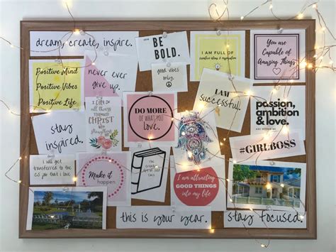 Unlock Your Dreams With A Canvas Vision Board