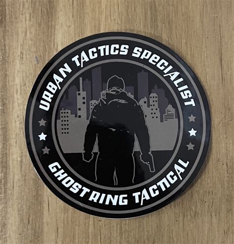 Urban Tactics Sticker Ghost Ring Tactical