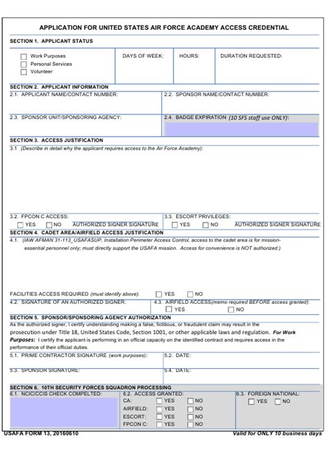 Us Air Force Employment Application Form 2016 Employment Form