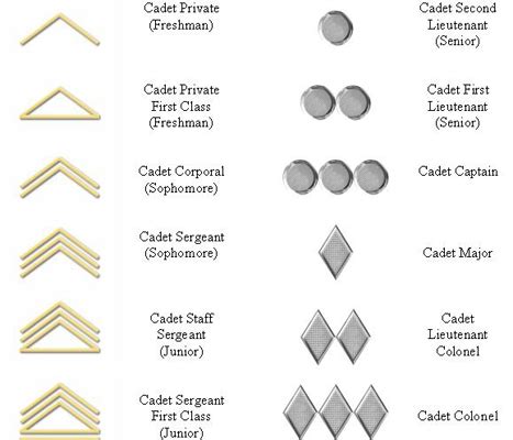 Us Army Cadet Rank Insignia 03 2022