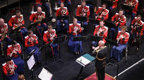 Us Marine Band Plays Wharton Center Michigan State Grad Is Featured