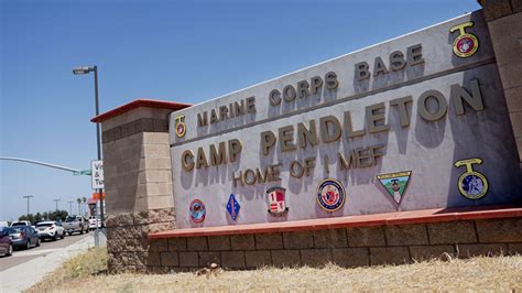 Us Marine Corps Base Camp Pendleton S Main Gate Temporarily Closed After Driver Attempted To