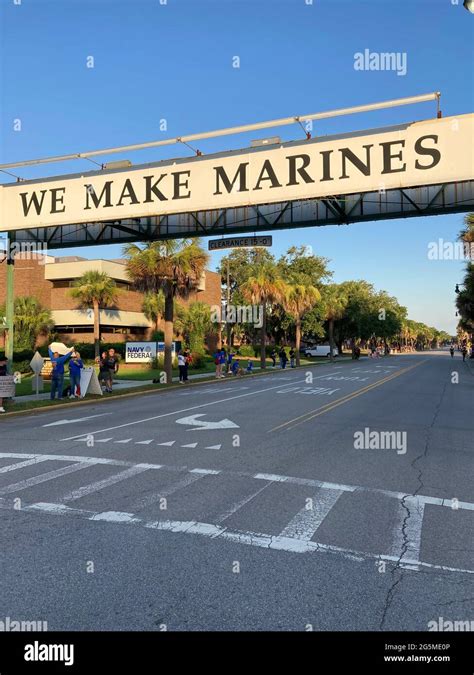 Us Marine Corps Training Facility Parris Island South Carolina Stock