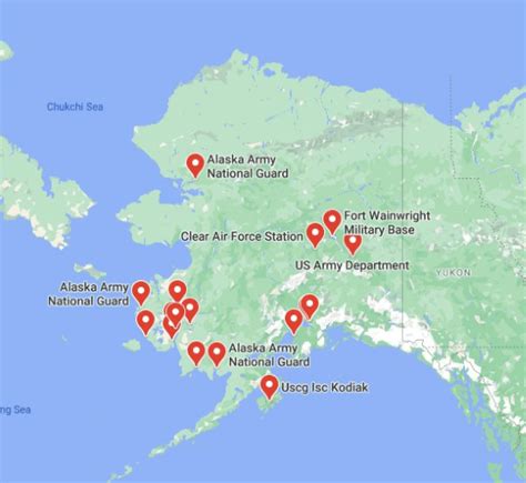 Us Military Bases In Alaska Map