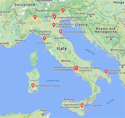 Us Military Bases In Italy 7 Us Bases Military Bases