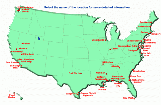 Us Military Bases In Texas Map Navy Docs