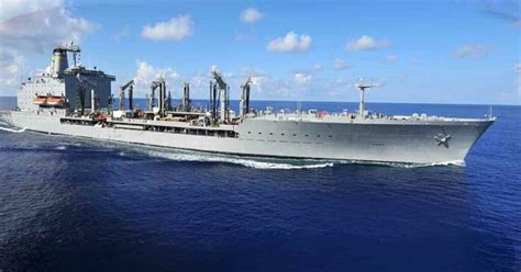 Us Navy Receives Replenishment Oiler Usns Harvey Milk Laptrinhx News