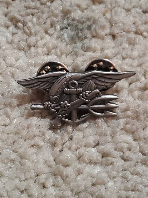 Us Navy Seal Trident Pin 1 25 Inch Etsy