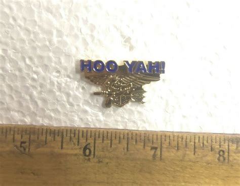 Us Navy Seals Trident With Hoo Yah Pin Ebay In 2022 Navy Seal