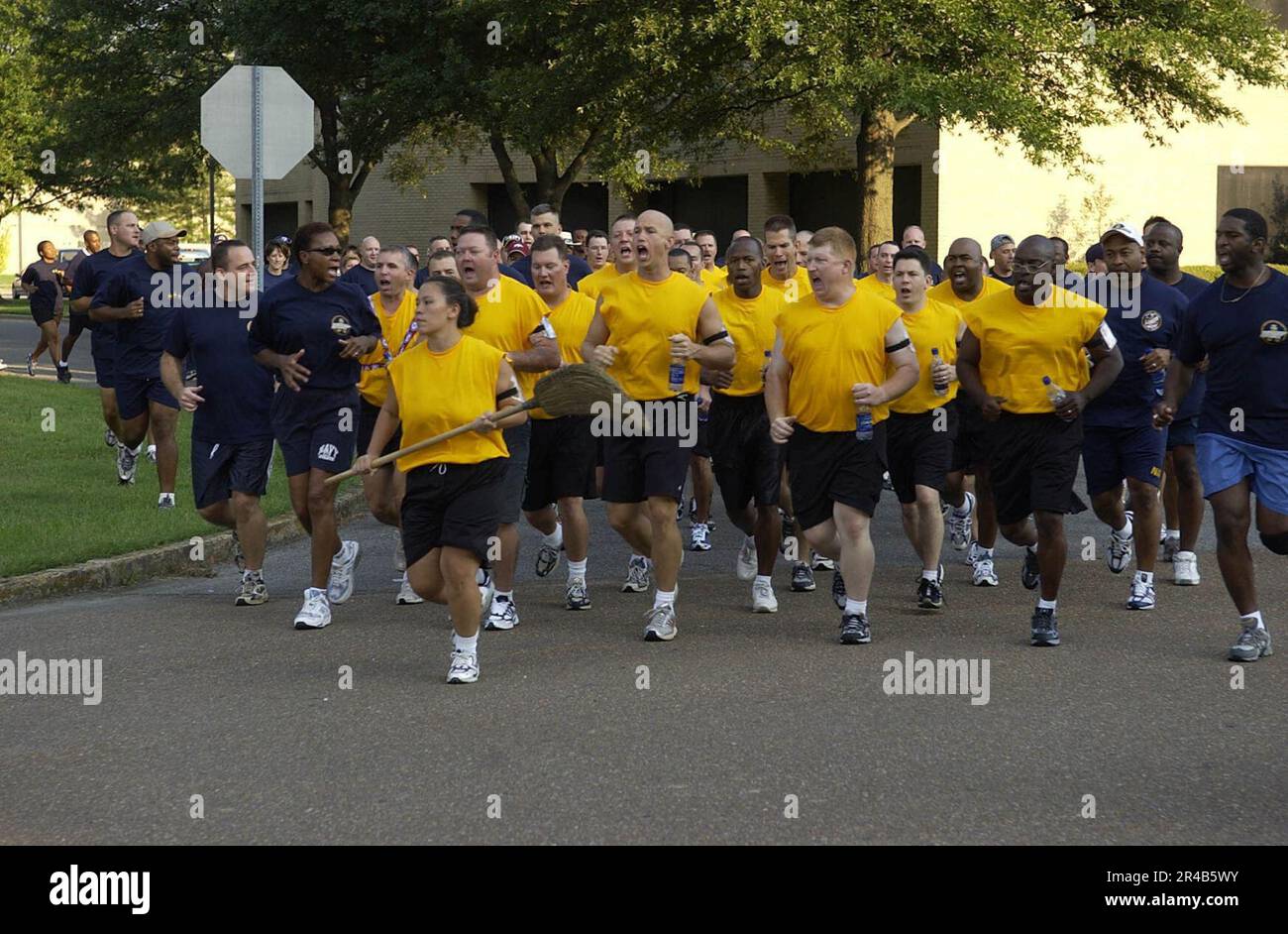 Us Navy U S Navy Chief Petty Officer Cpo Selectees Begin Their First Formation Run As They