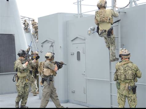 Us Navy Vbss And Seal Team Operators Conduct Training Militaryfans