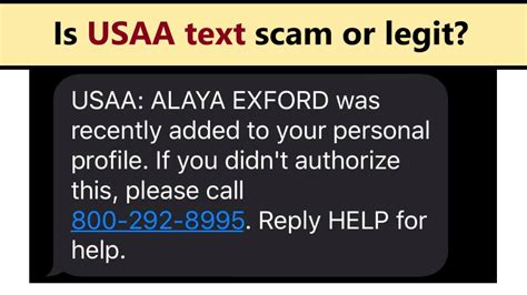 Usaa Text About Adding Someone To You Profile Scam Or Legit Notification Youtube