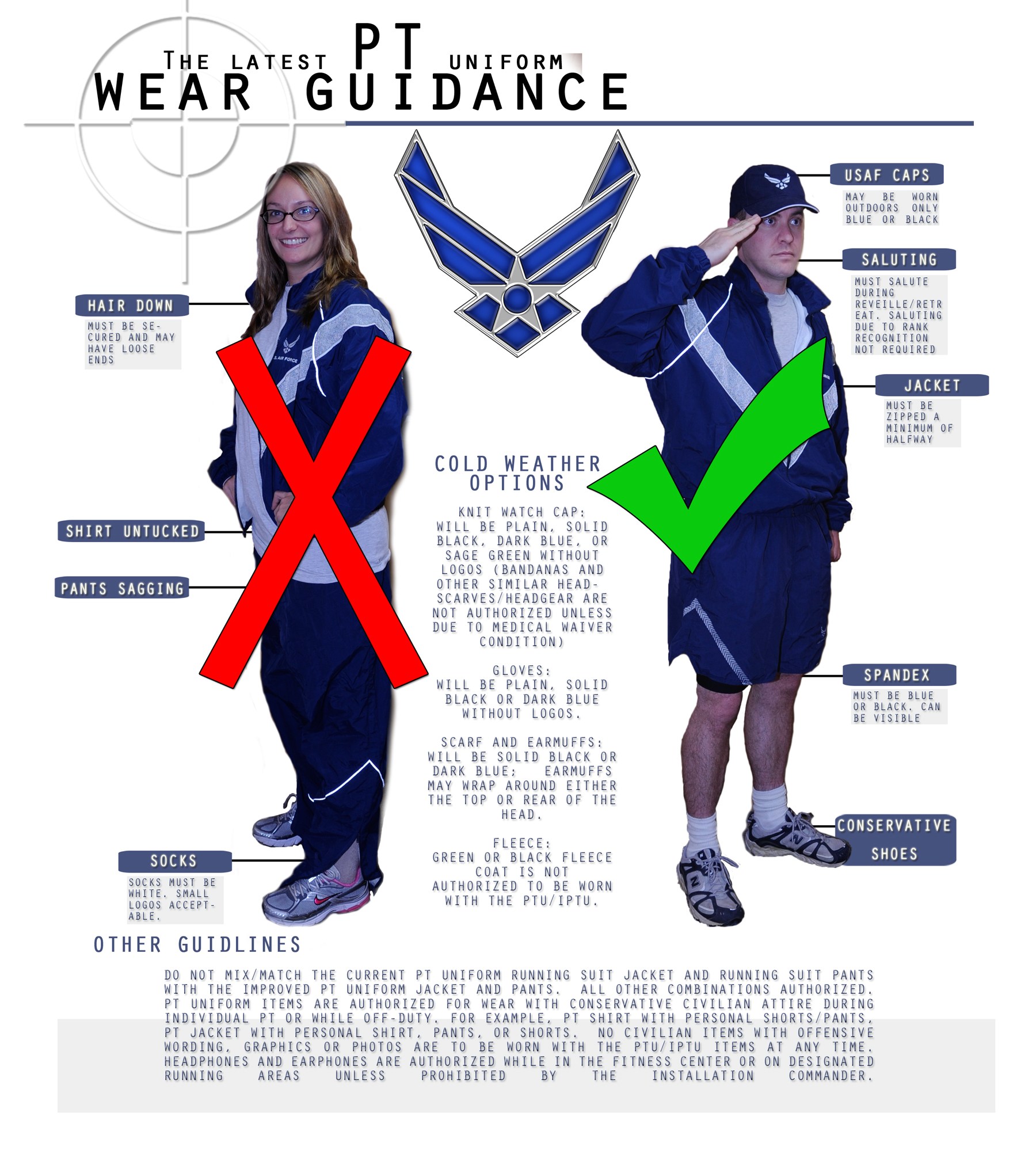 5 USAF PT Uniform Tips