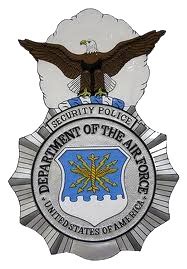 Usaf Security Police Badge Magnet