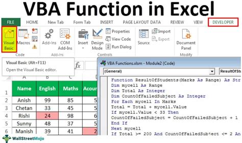 Use Excel Function In Vba