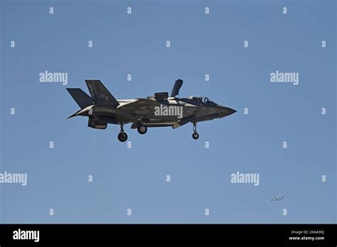 Usmc F 35B In Hovers At Mcas Miramar In San Diego California Stock