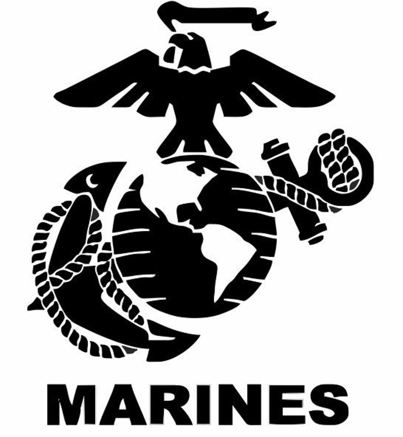 Usmc Rank Decal Etsy Usmc Ranks Marine Corps Ranks Usmc Gifts