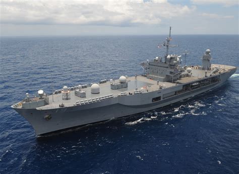 Uss Blue Ridge On Patrol In 7Th Fleet Commander U S Pacific Fleet