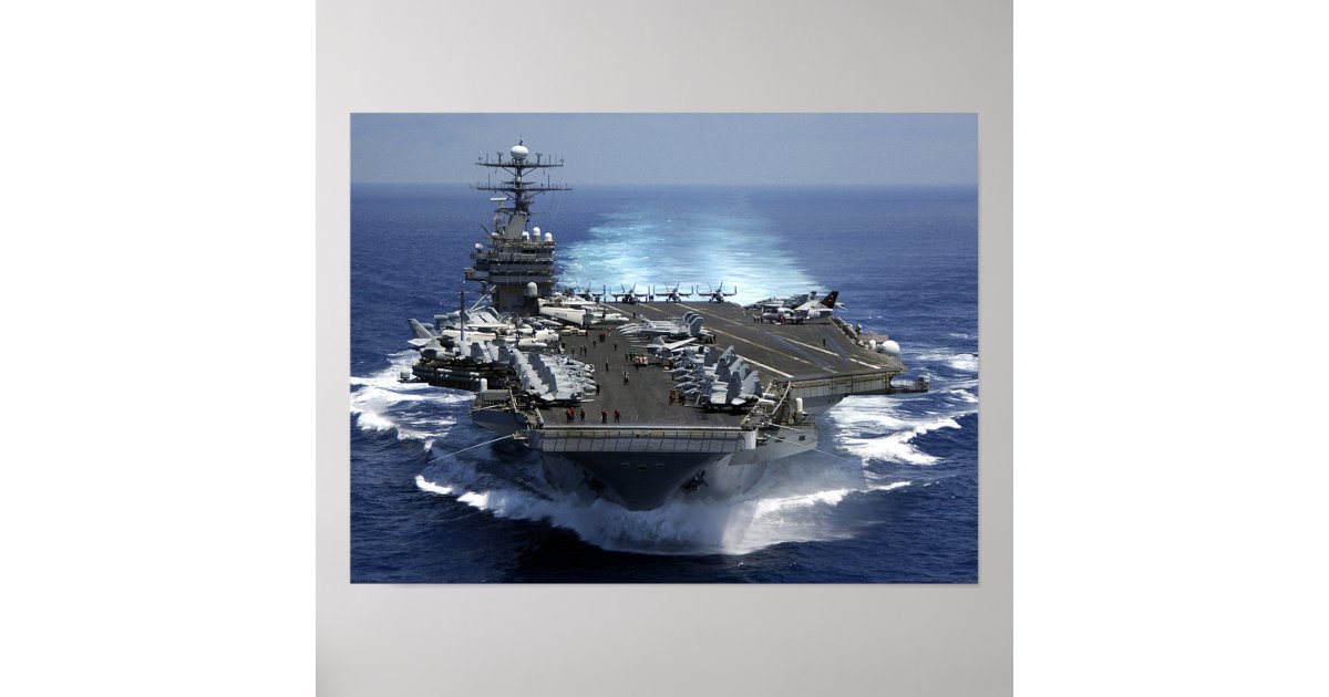 Uss Carl Vinson Cvn 70 Poster Zazzle