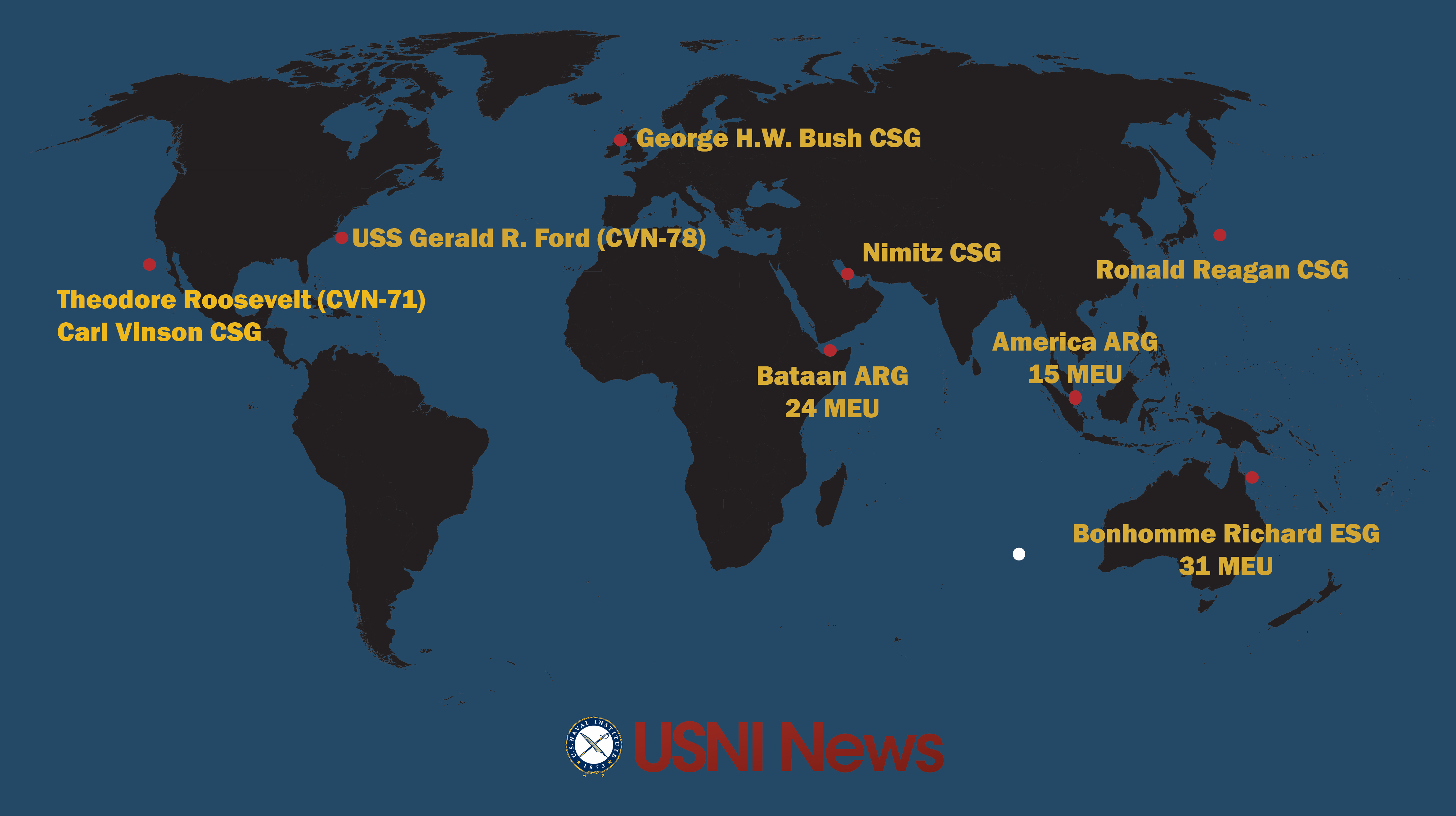 Uss Ronald Reagan Location Tracker