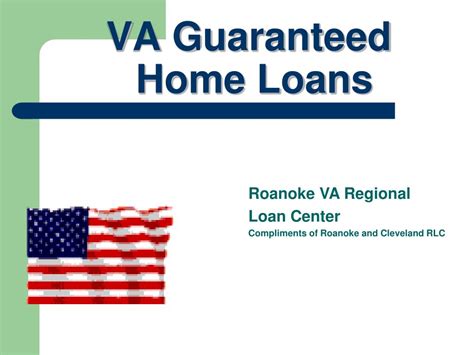 Va Guaranteed Home Loans Training Ppt Download