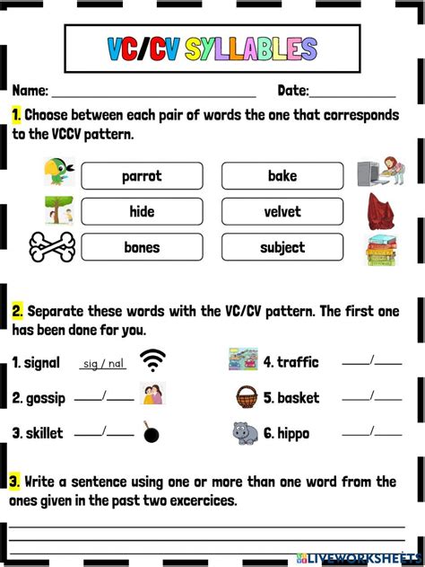 Vccv Worksheet Pdf