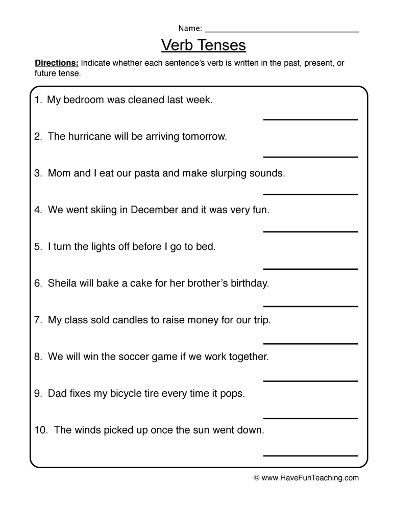 Verb Tenses Worksheets: Boost Your Grammar Skills Fast