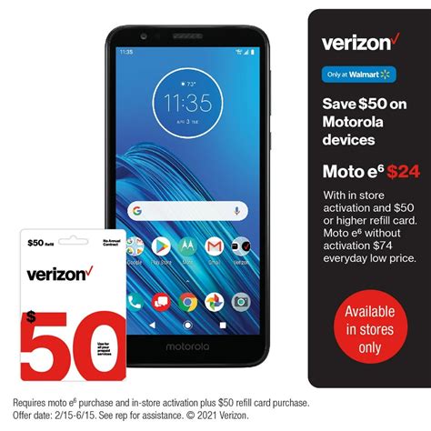 Verizon Wireless Motorola Moto E6 16Gb Prepaid Smartphone Black Walmart Com Walmart Com