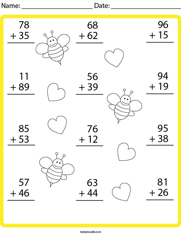 Vertical Addition Worksheets: Boost Math Skills Easily