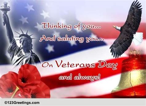 Veterans Day Cards Free Veterans Day Wishes Greeting Cards 123 Greetings