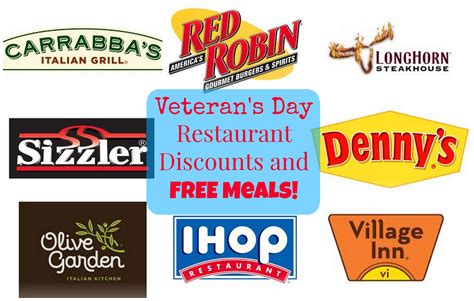 Veterans Day Restaurant Freebies Deals