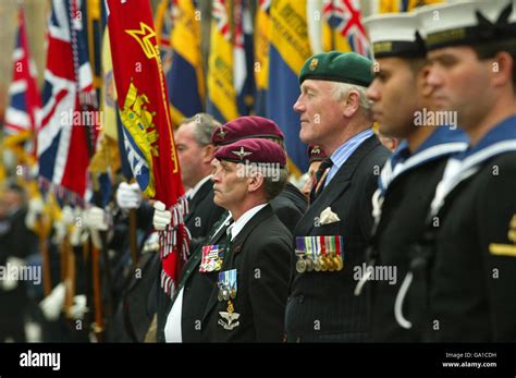 Veterans Gather For The Falklands Parade On The Royal Mile Edinburgh To Mark The 25Th