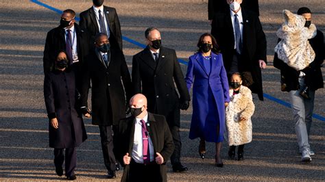 Vice President Kamala Harris Walks Parade Route The New York Times