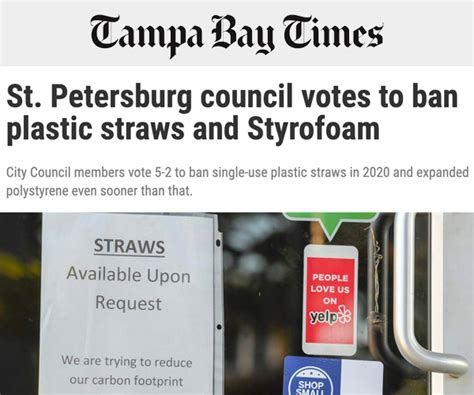 Victory St Pete Passes Single Use Plastics Ordinance Progress Florida