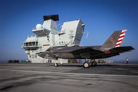 Video Marine F 35Bs Underway On U K Aircraft Carrier Association Of Naval Aviation In