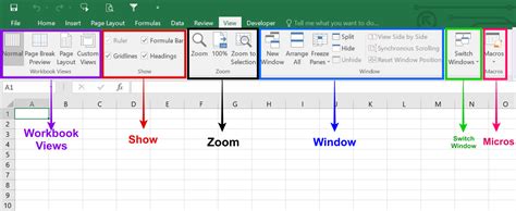 View Tab In Excel Excel Tutorial