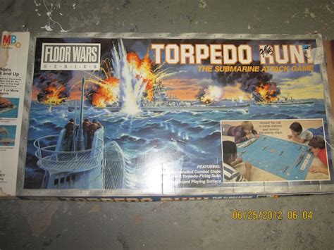 Vintage Milton Bradley Board Game 1986 Torpedo By Westofchelsea