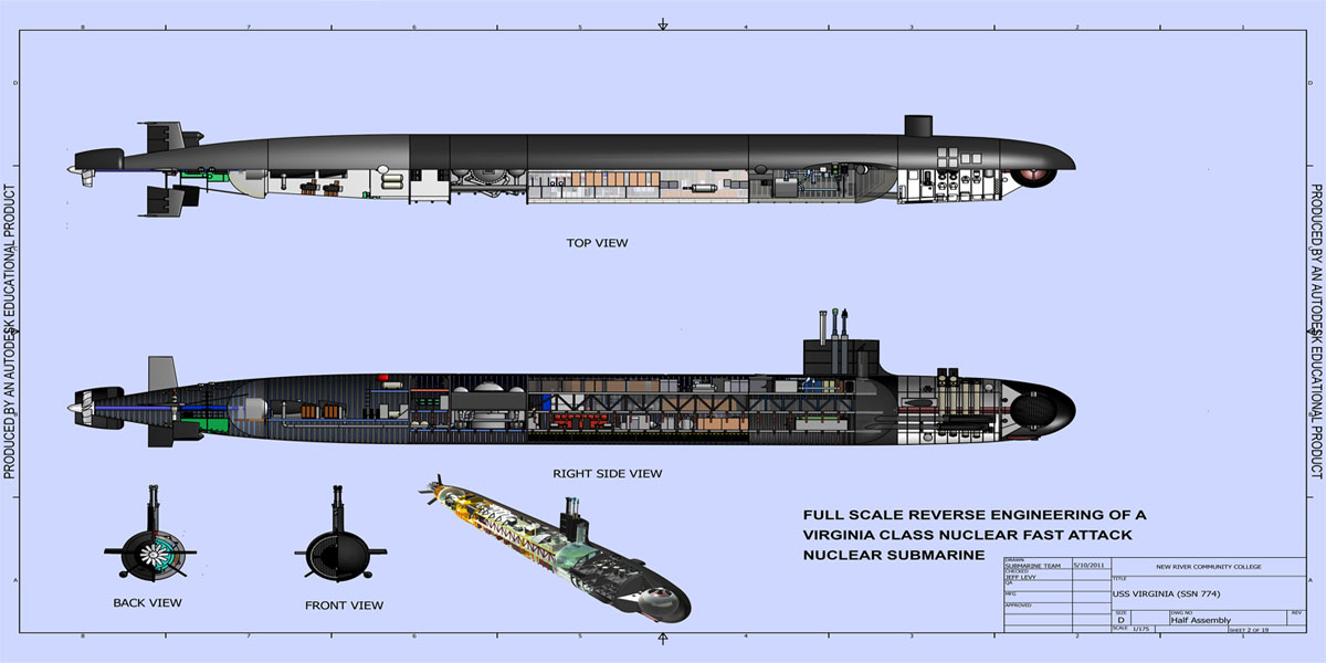 Virginia Class Submarine Engineering Design Technology New River Community College