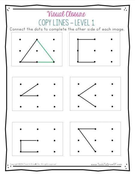 Visual Closure Worksheets Free