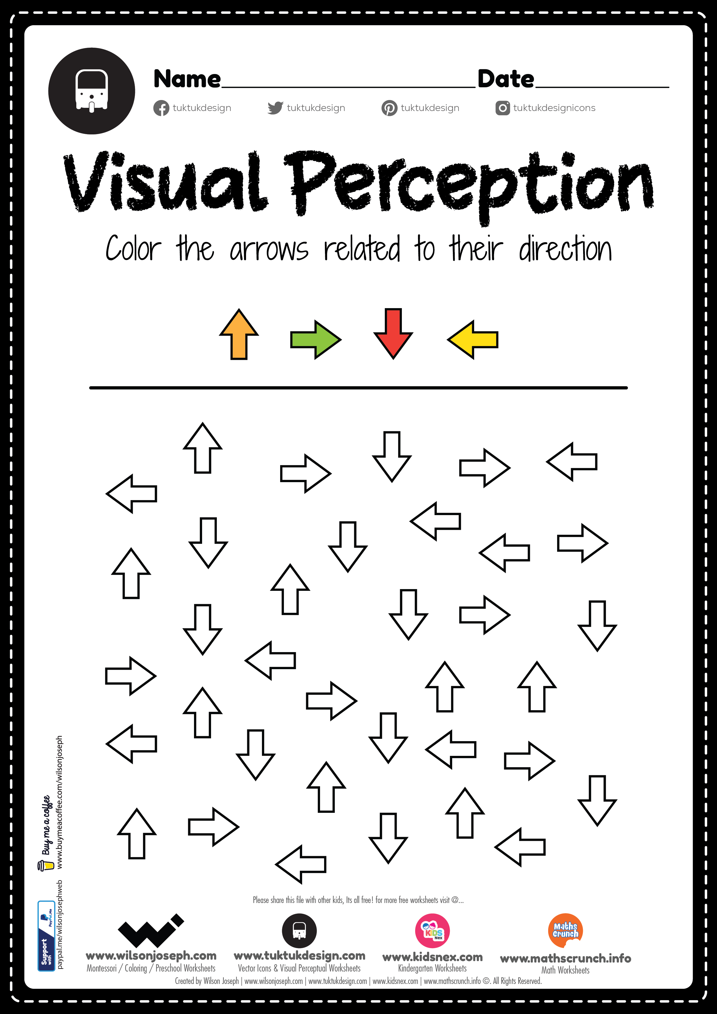 Visual Perception Skills Activity Worksheets Free Pdfs