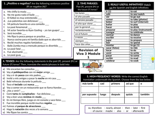 Viva Worksheet