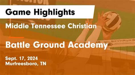 Volleyball Game Preview Battle Ground Academy Wildcats Vs Lakeway Christian Academy Lions