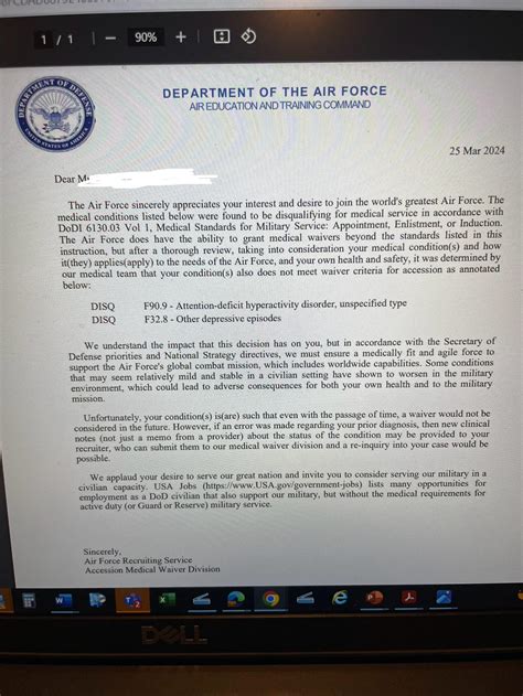 Waiver Denied R Airforcerecruits