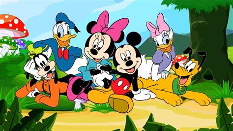 Walt Disney Cartoon Characters Wallpaper