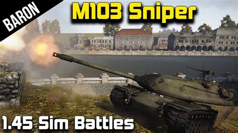 War Thunder M103 The American Tier 5 Sniper Tank War Thunder Tanks 1 45 Gameplay