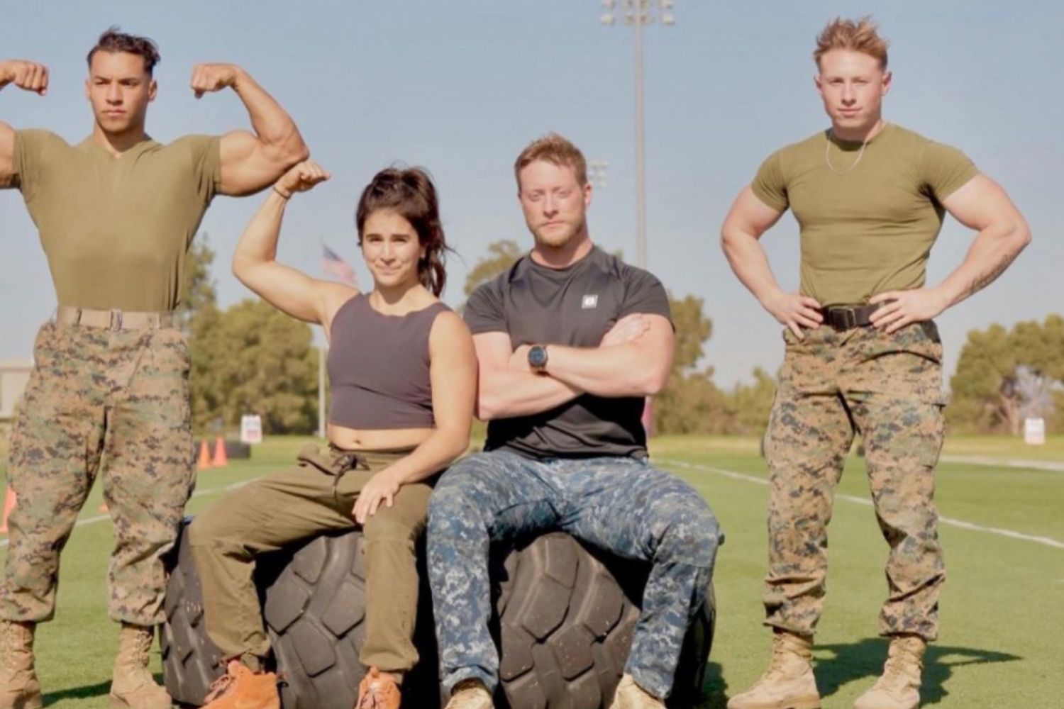 Watch These Olympians Take On A U S Marines Corps Combat Fitness Test