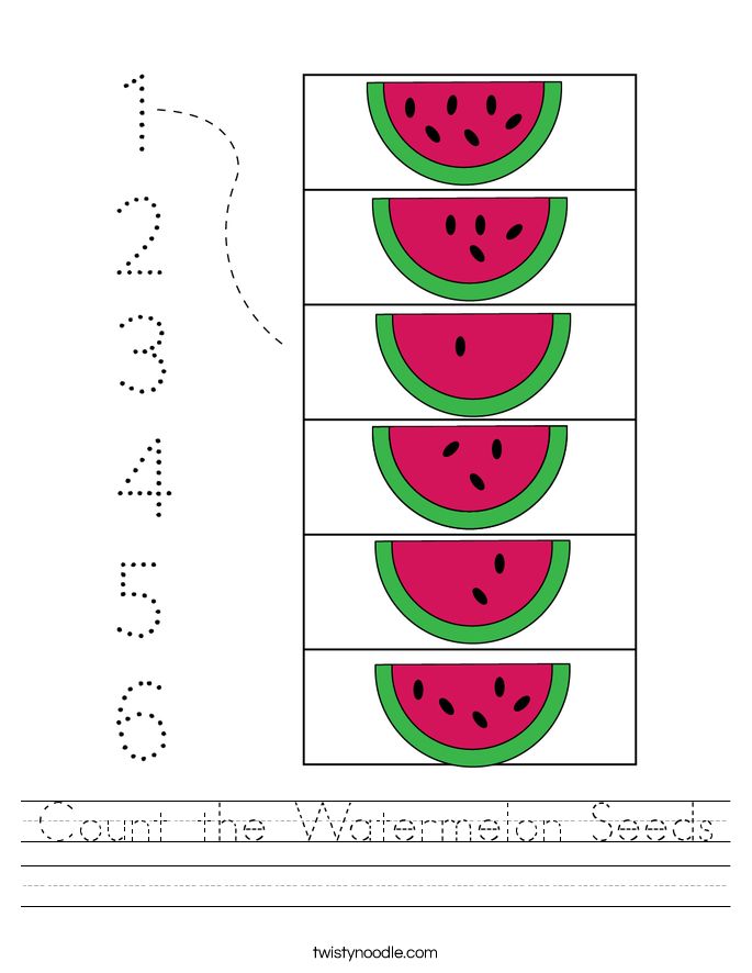 Counting Watermelon Seeds: Fun Learning for Kids