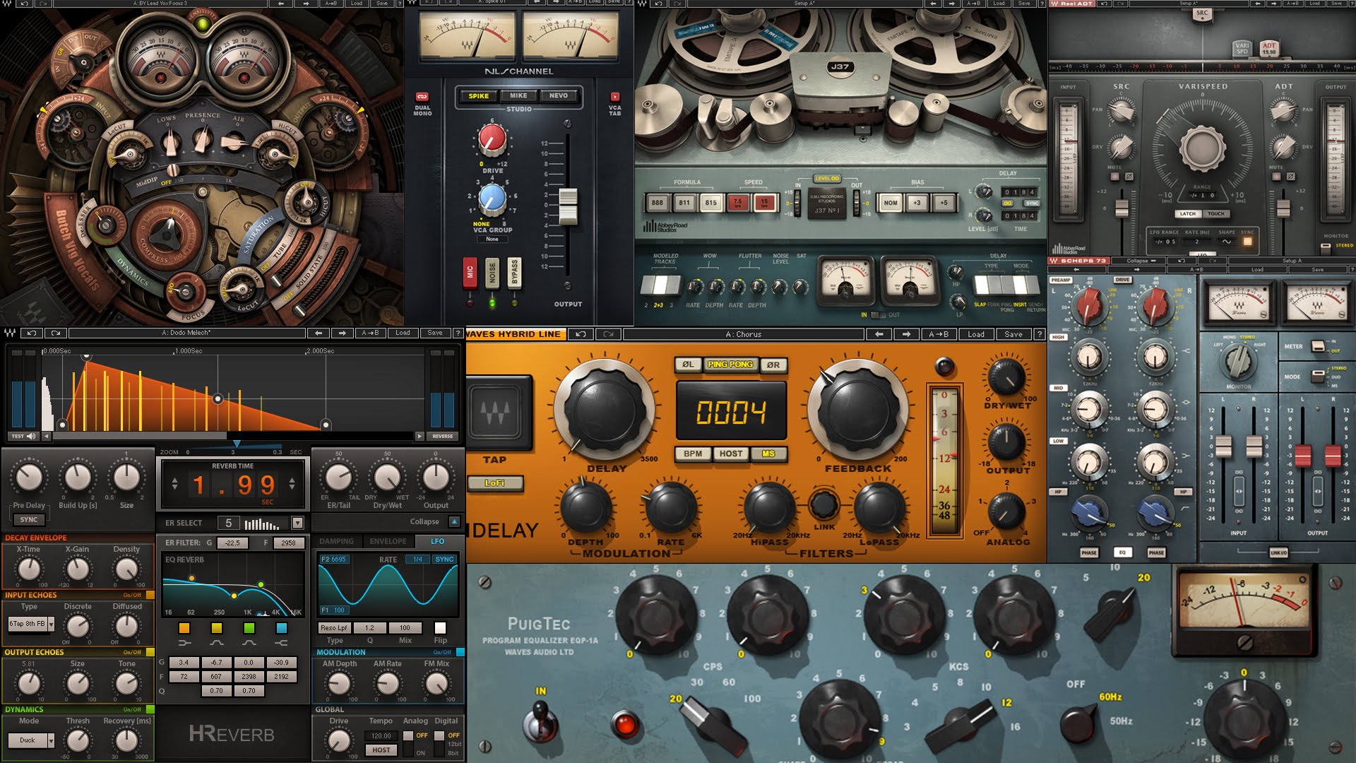 Waves Plugins For Mixing Mastering And Recording Inta Audio