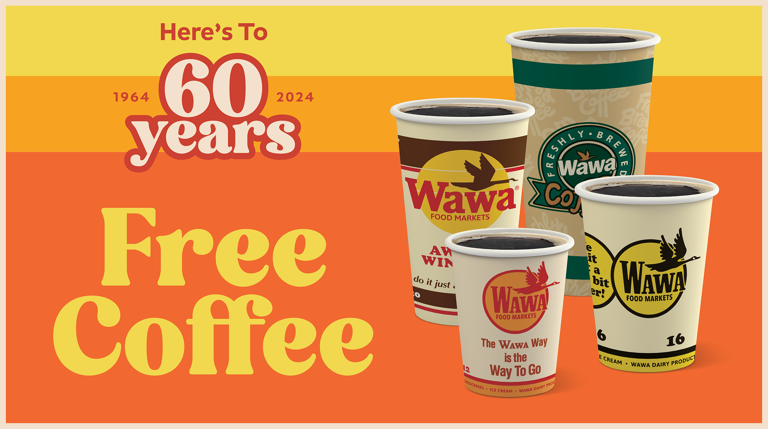 Wawa Giving Away Free Coffee In Honor Of 60Th Anniversary